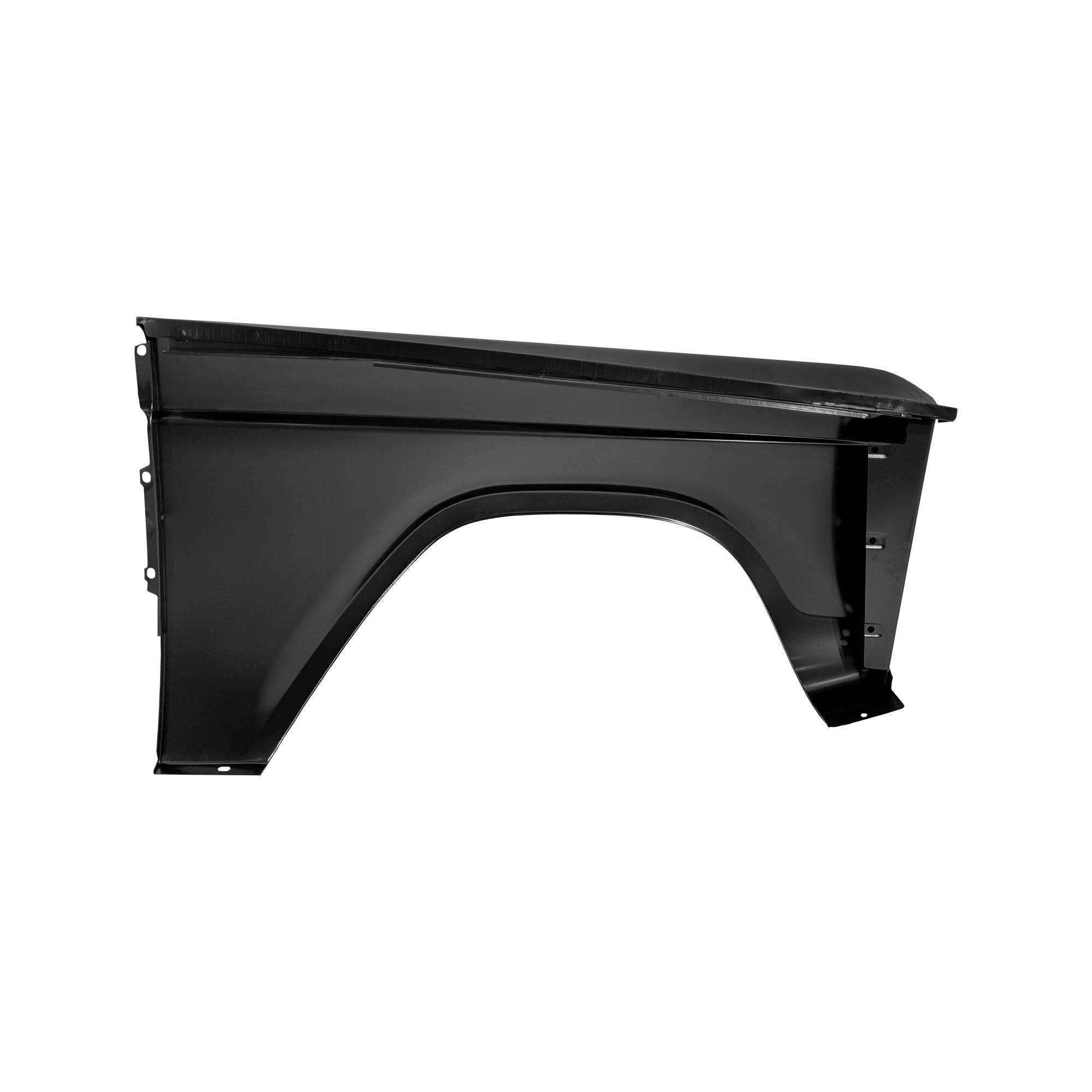 REPLACEMENT FRONT FENDER LH, 1966-1977, FOR FORD BRONCO, (STEEL)