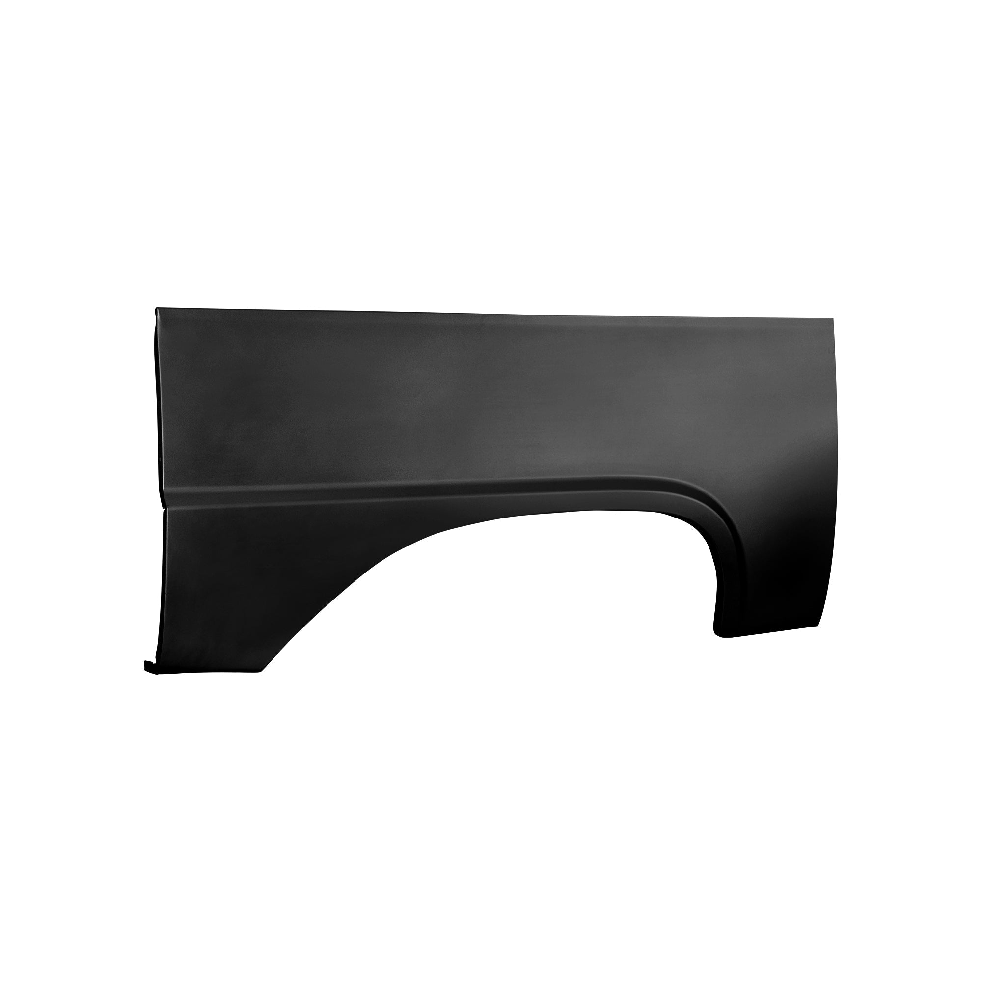 REPLACEMENT REAR UNCUT FENDER LOW RH, 1966-1977, FOR FORD BRONCO, (STEEL)