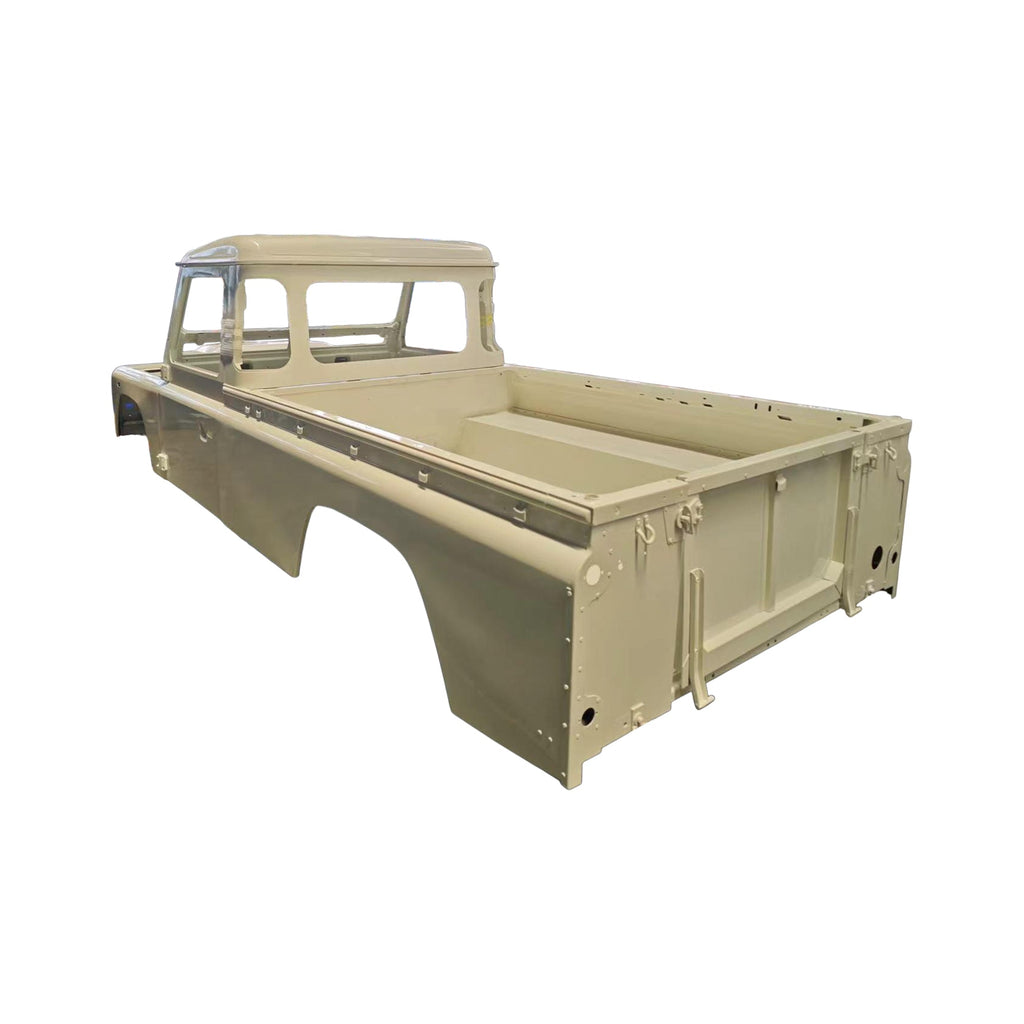 SINGLE ROW PICKUP COMPLETE CAB WITH DOORS? WITH PRIMER(LHD), FOR LAND ROVER DEFENDER 110 TD4, (ALUM+STEEL)