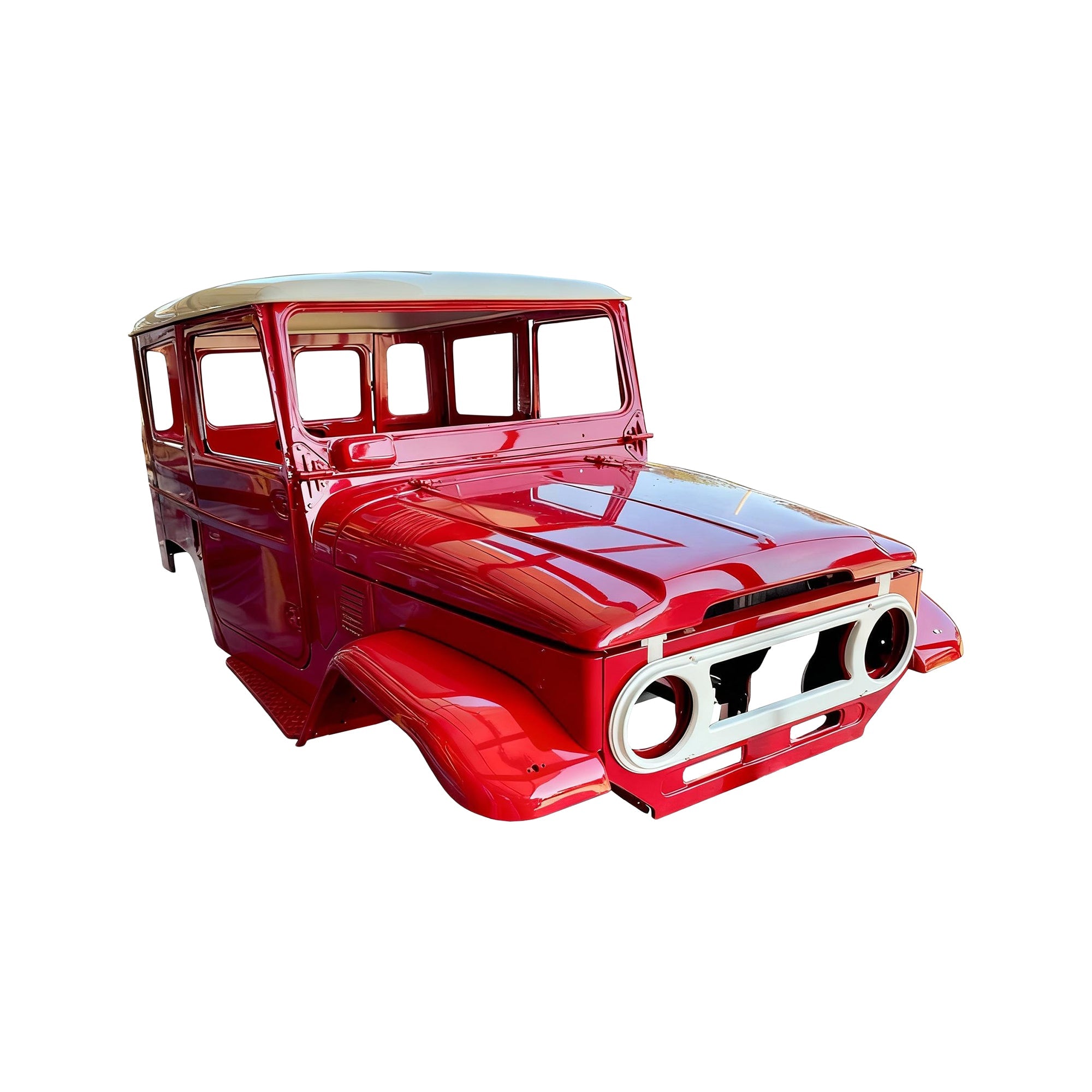 COMPLETE CAB WITH DOORS?WITH CUSTOM PAINT LHD, FOR TOYOTA LAND CRUISER FJ40 1968 (STEEL)