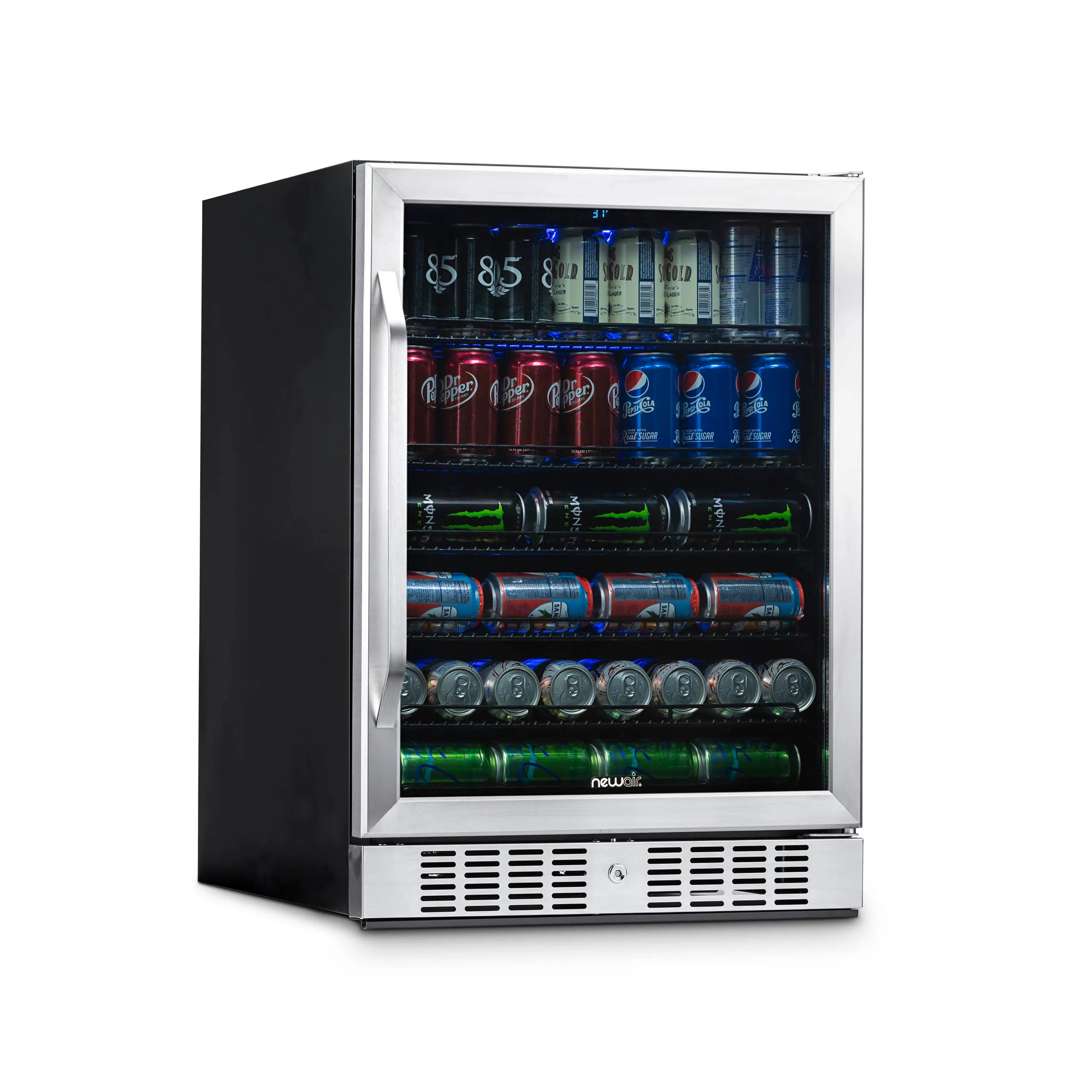 2025 Newair® Refrigerador de Bebidas Empotrable de Acero Inoxidable – 177 Latas – 24"