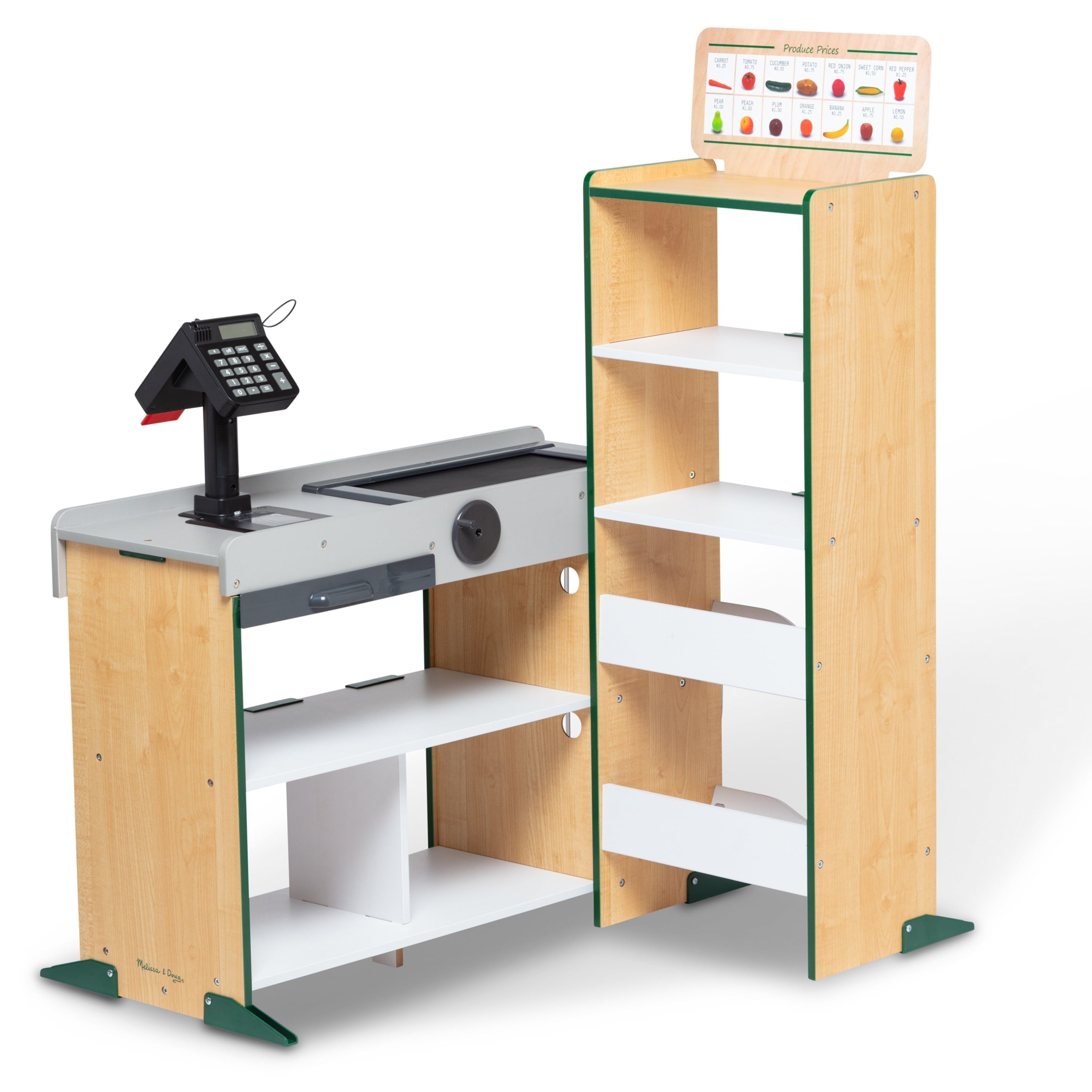 Melissa & Doug Tienda de Comestibles Fresh Mart de Madera Independiente