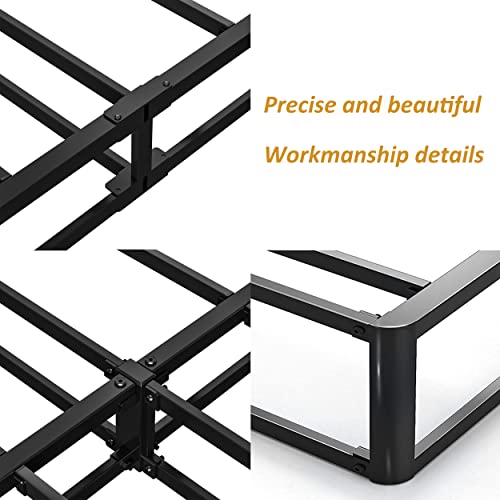 2025 Aardhen King Boxspring estructura para colchón perfil alto 9 pulgadas – Estructura metálica resistente