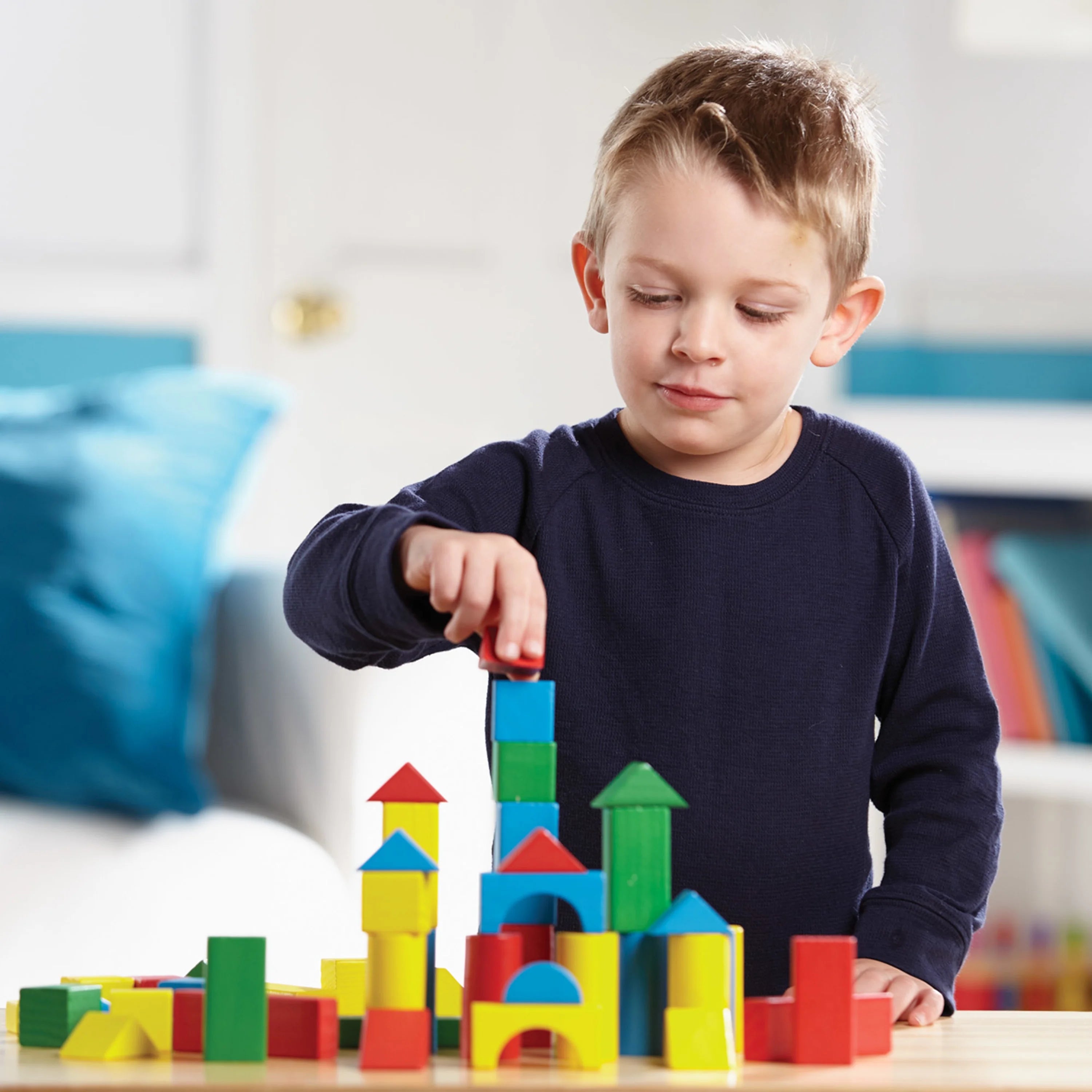 Melissa & Doug 100 Bloques de Madera