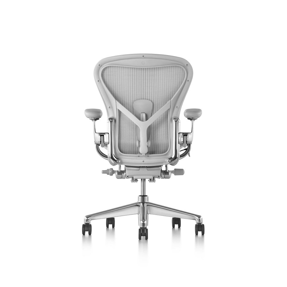 2025 Aeron Remastered - Silla de oficina tamaño B, acabado satinado mineral