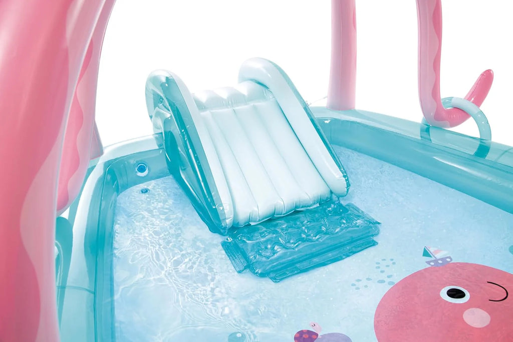 Intex Área de Juego Inflable Jungle Adventure – Piscina con Tobogán y Juegos de Agua para Niños