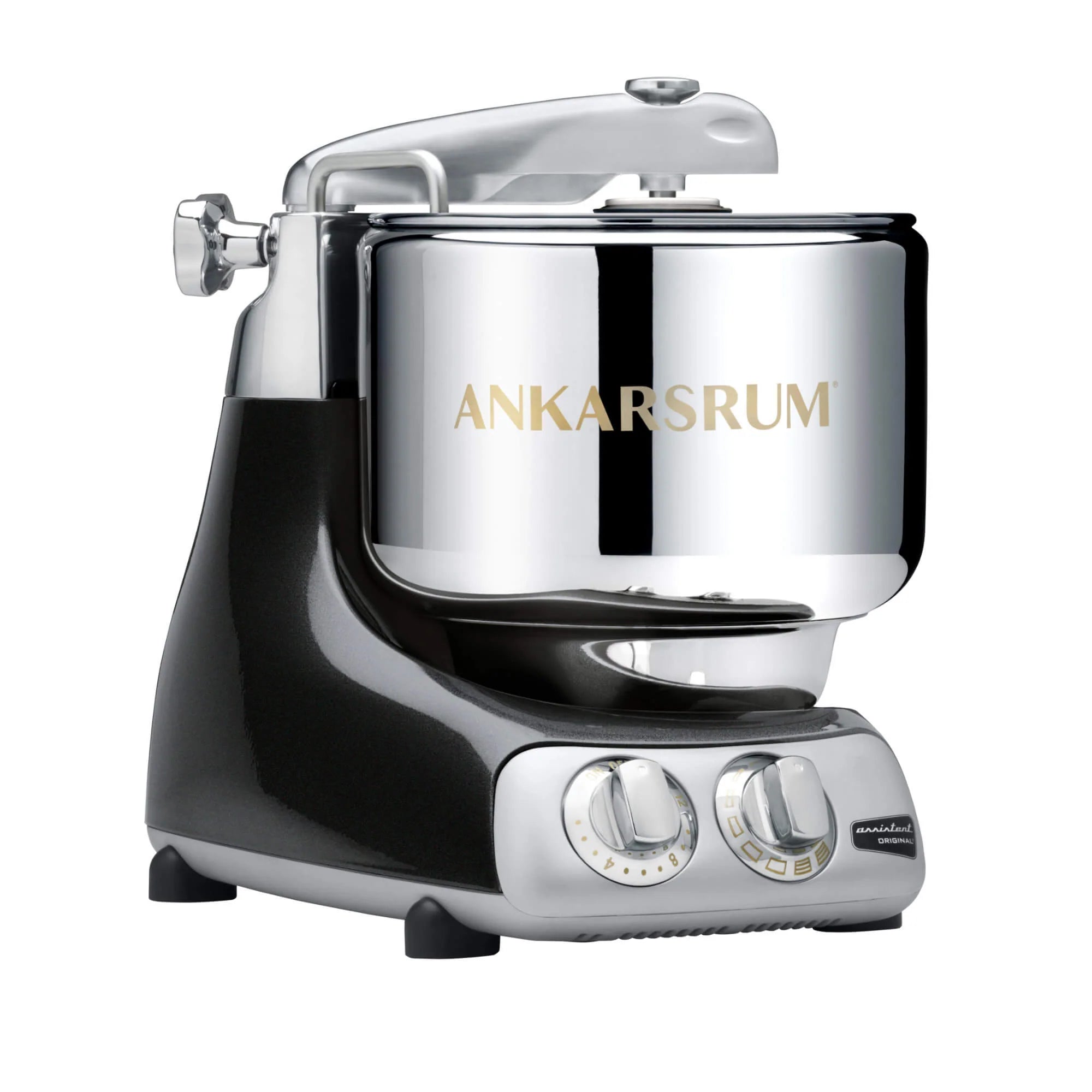 2025 Ankarsrum Assistent Original 6230 – robot de cocina multifuncional con diseño retro, bol de acero inoxidable 7L, motor de 1500W, accesorios variados, fabricación artesanal sueca, garantía de 7 años