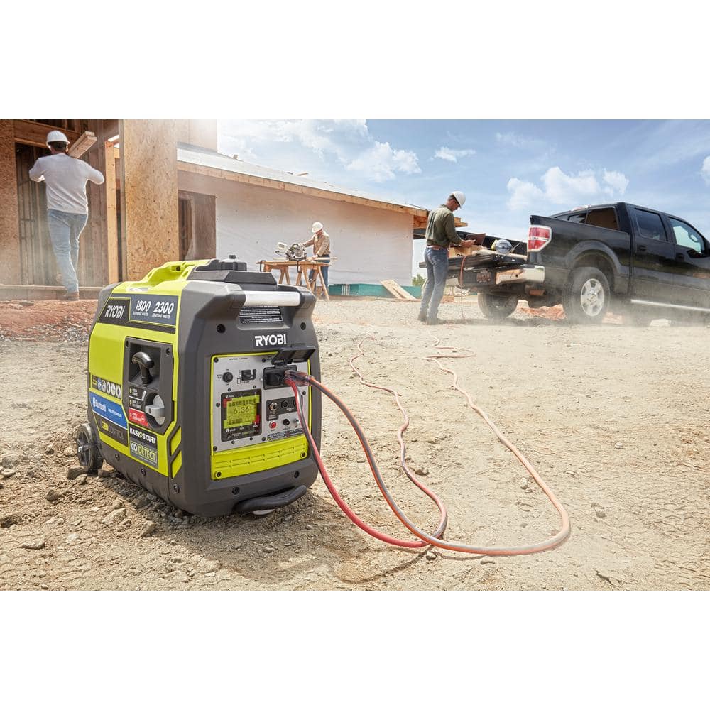 2025 Generador Inverter a Gasolina de 2,300 Vatios con Arranque por Retroceso y Sensor de Apagado por CO - RYi2322