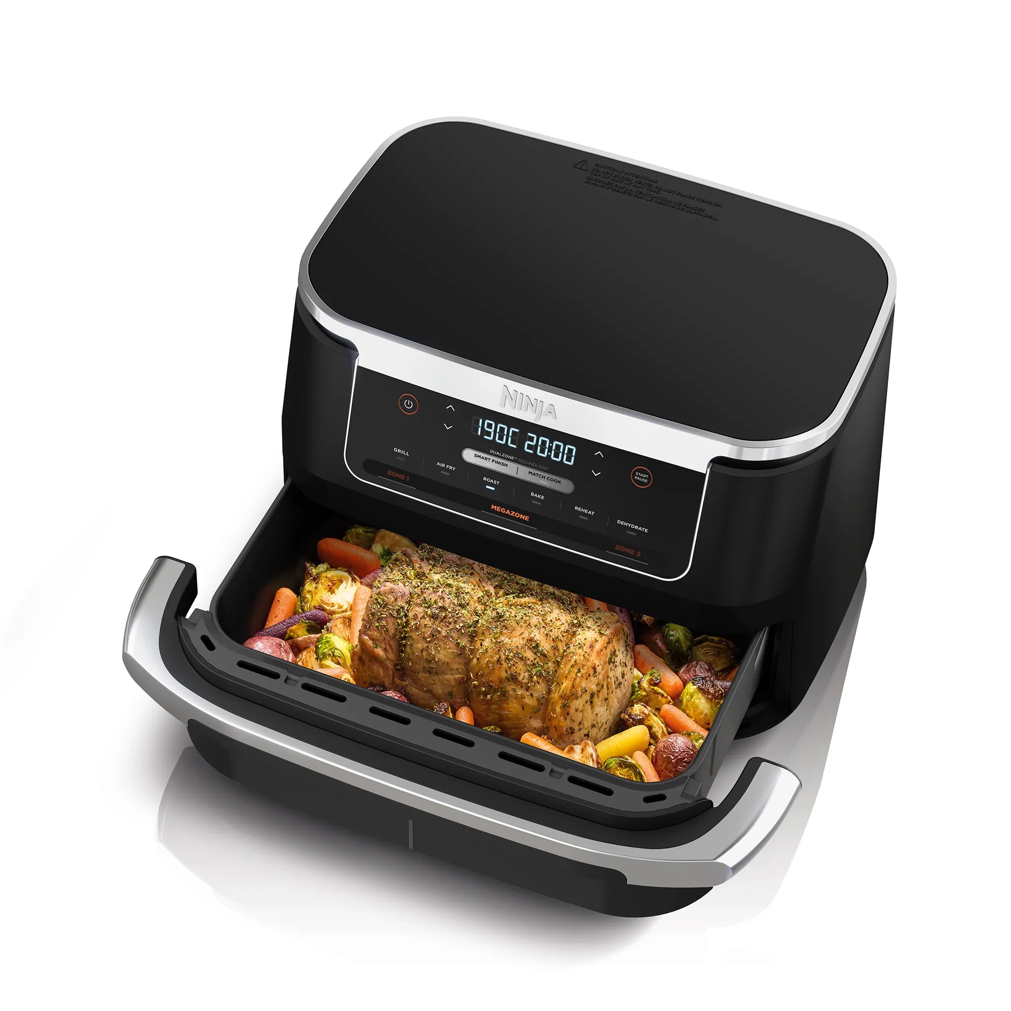 2025 Freidora de aire Ninja FlexDrawer™ con MegaZone™ de 6,6 L