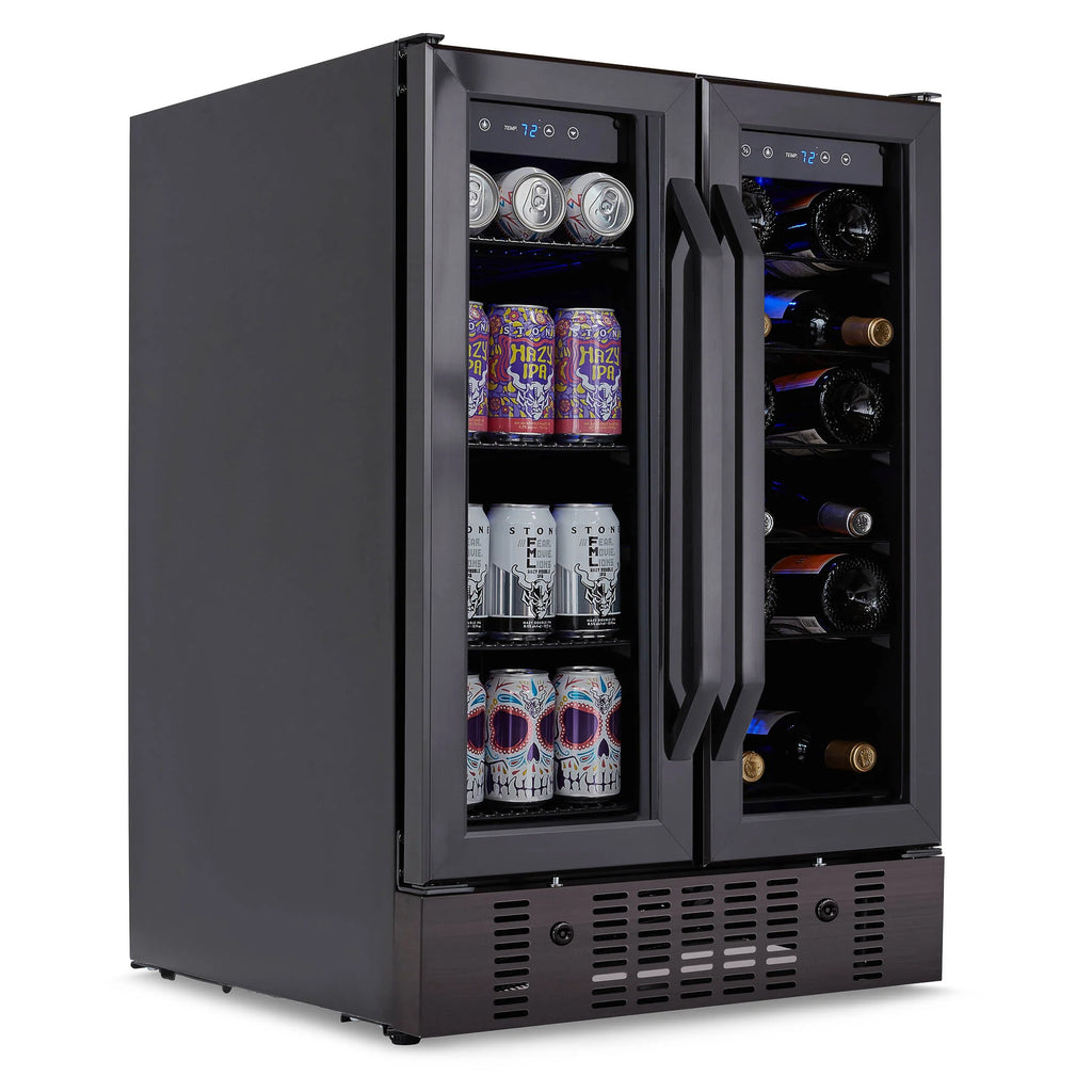 2025 Newair® Refrigerador Empotrable de Doble Zona – 60 Latas y 18 Botellas – 24"