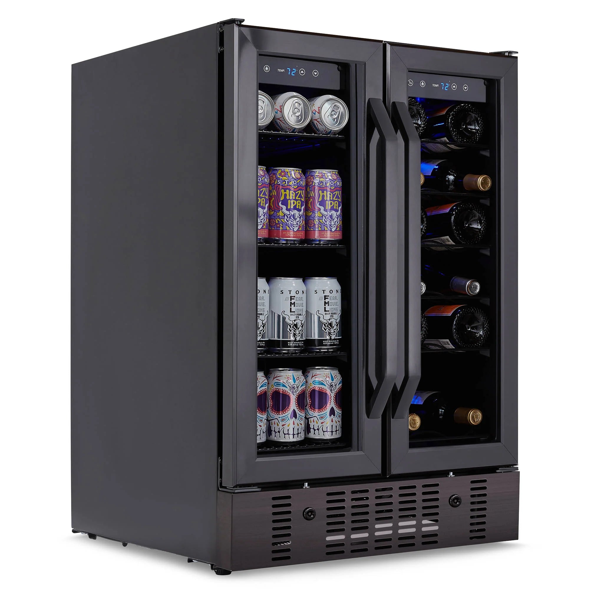 2025 Newair® Refrigerador Empotrable de Doble Zona – 60 Latas y 18 Botellas – 24"