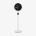 Ventilador de pie híbrido AirFlo™ 43" – Circulador de aire ultrasilencioso – Blanco