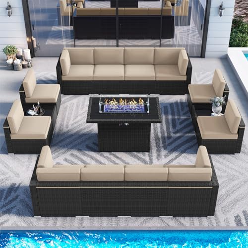 LayinSun Mobiliario de Exterior Seccional para Conversación