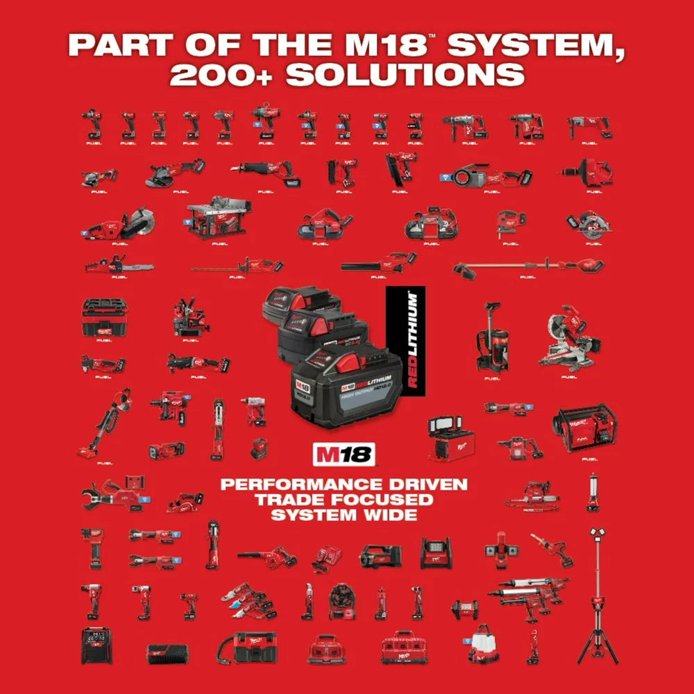 2025 Milwaukee 2717-22HD M18 FUEL Martillo Rotativo SDS Max de 1-9/16" con 2 Baterías