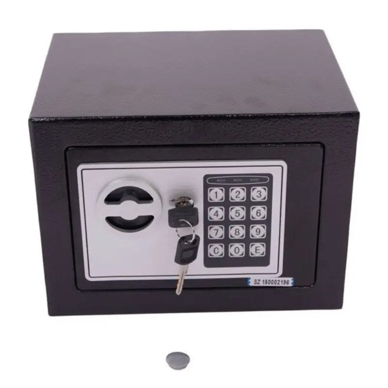 Caja Fuerte Pequeña y Portátil de Alta Seguridad con Bloqueo Digital
