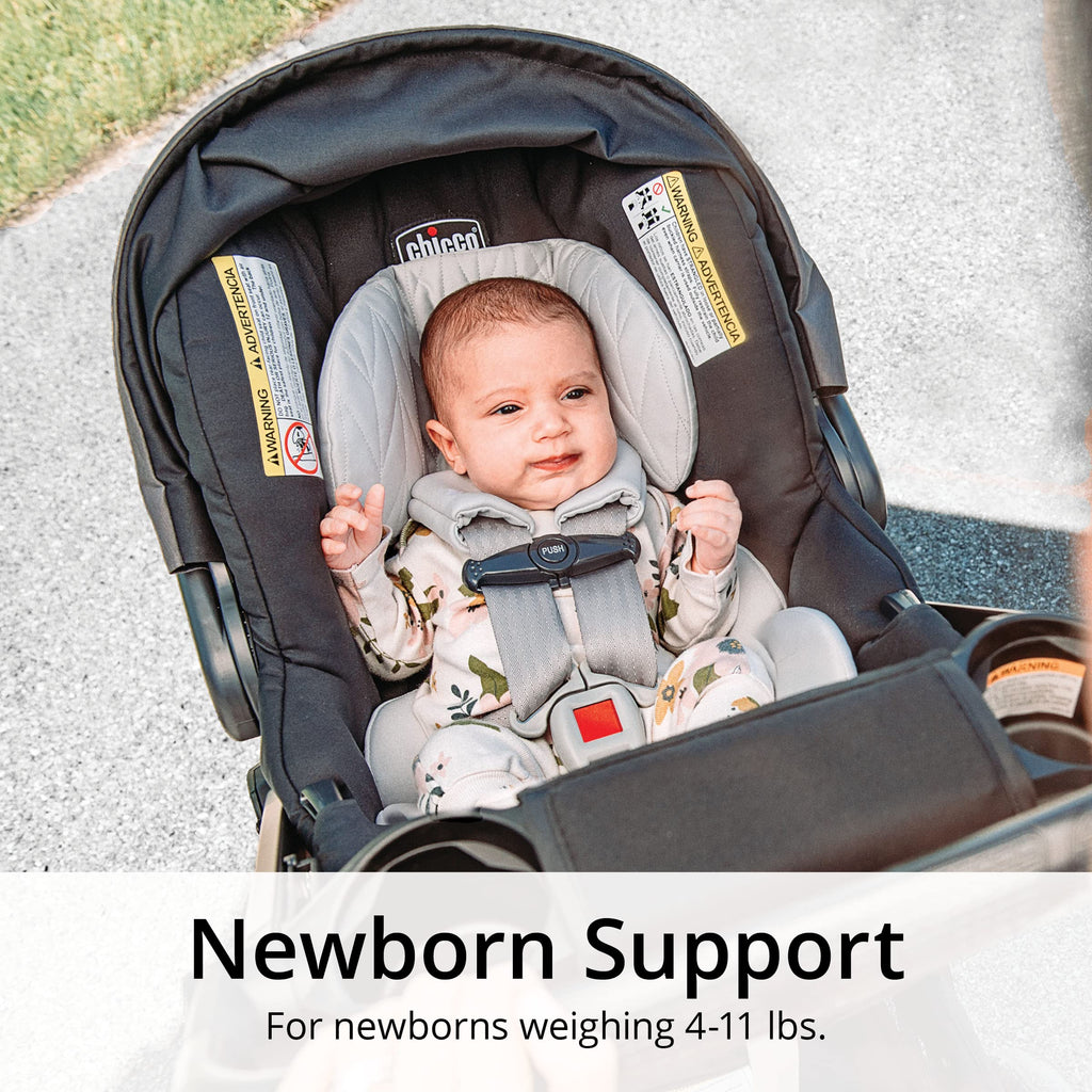 Chicco ClearTex® Sillas de Paseo Compatibles con Asiento de Coche Orientado hacia Atrás