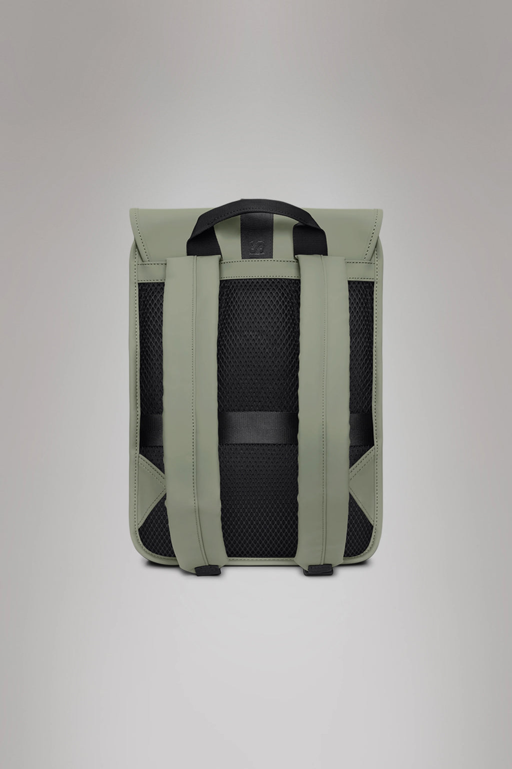 2025 Trail Backpack Mini – Mochila de Día Repelente al Agua (15") con Solapa y Hebilla de Goma – Tejido PU – Compartimento Acolchado para Portátil