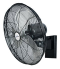 2025 Ventilador mural oscilante de alta velocidad iLIVING de 20" para exterior – 4750 CFM, motor resistente a condiciones extremas, velocidad variable, ideal para taller, garaje, veranda, uso comercial e industrial, 20 pulgadas, color negro
