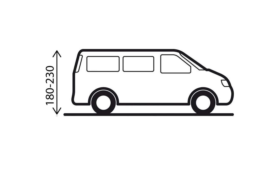 2025 Tienda neumática A.I.R. Tech para furgonetas (altura 180–230 cm)