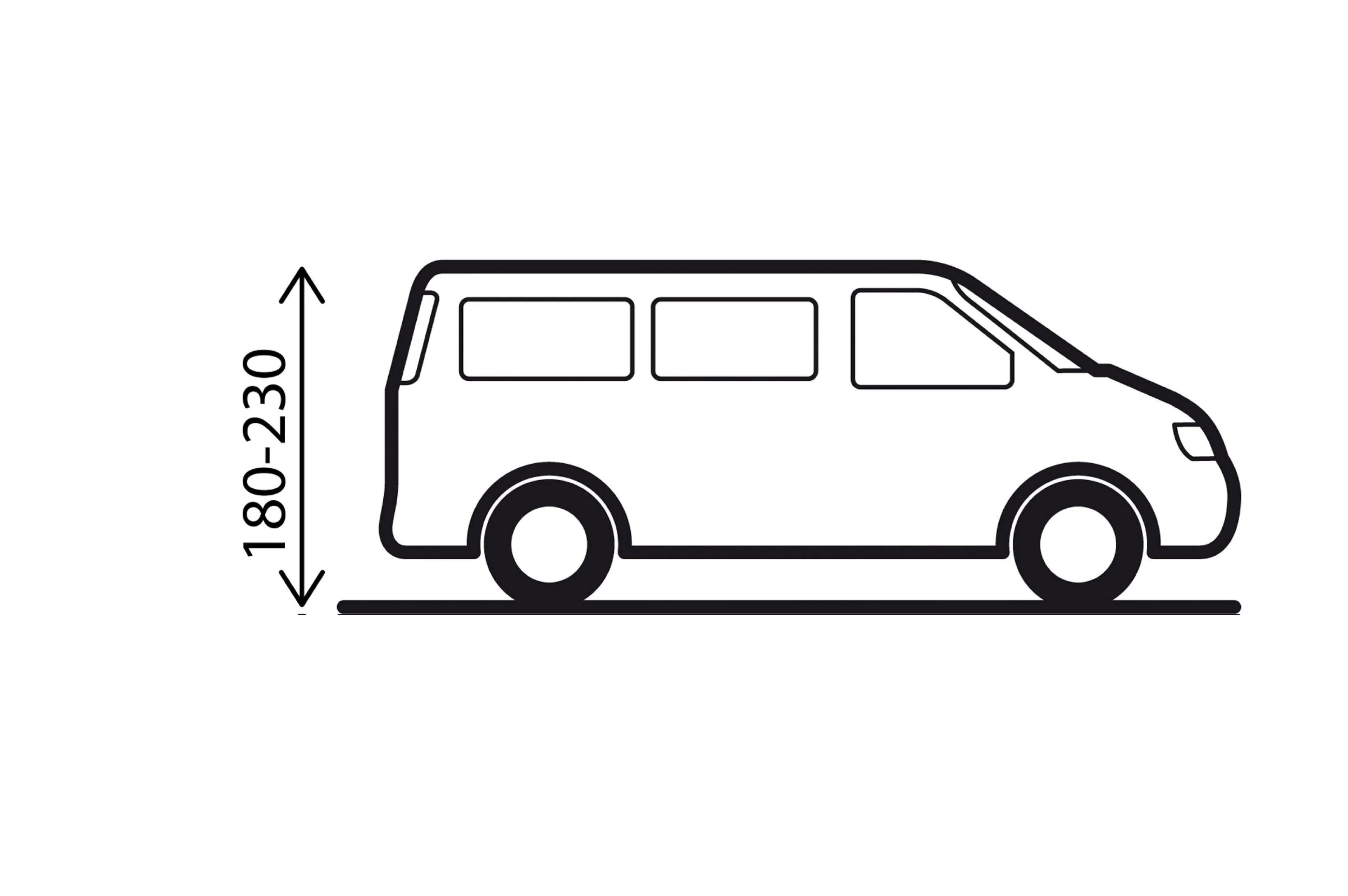 2025 Tienda neumática A.I.R. Tech para furgonetas (altura 180–230 cm)