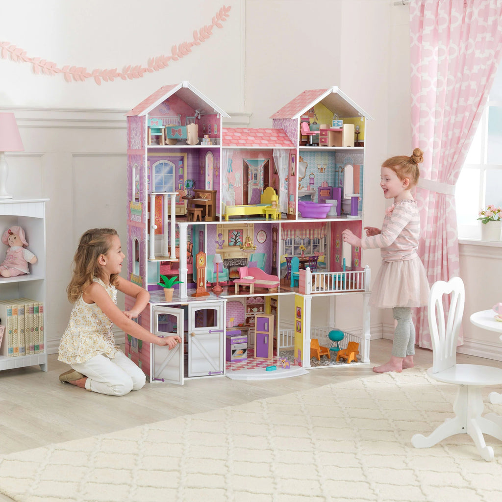 Casa de Muñecas de Madera KidKraft Country Estate con 31 Accesorios