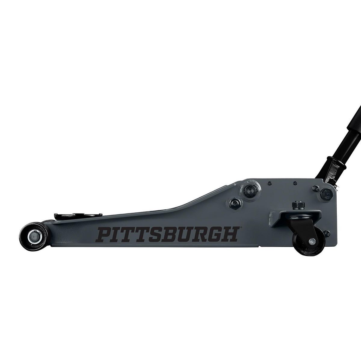 2025 PITTSBURGH Gato hidráulico de piso de perfil bajo de 3 toneladas con bomba RAPID PUMP, color gris pizarra