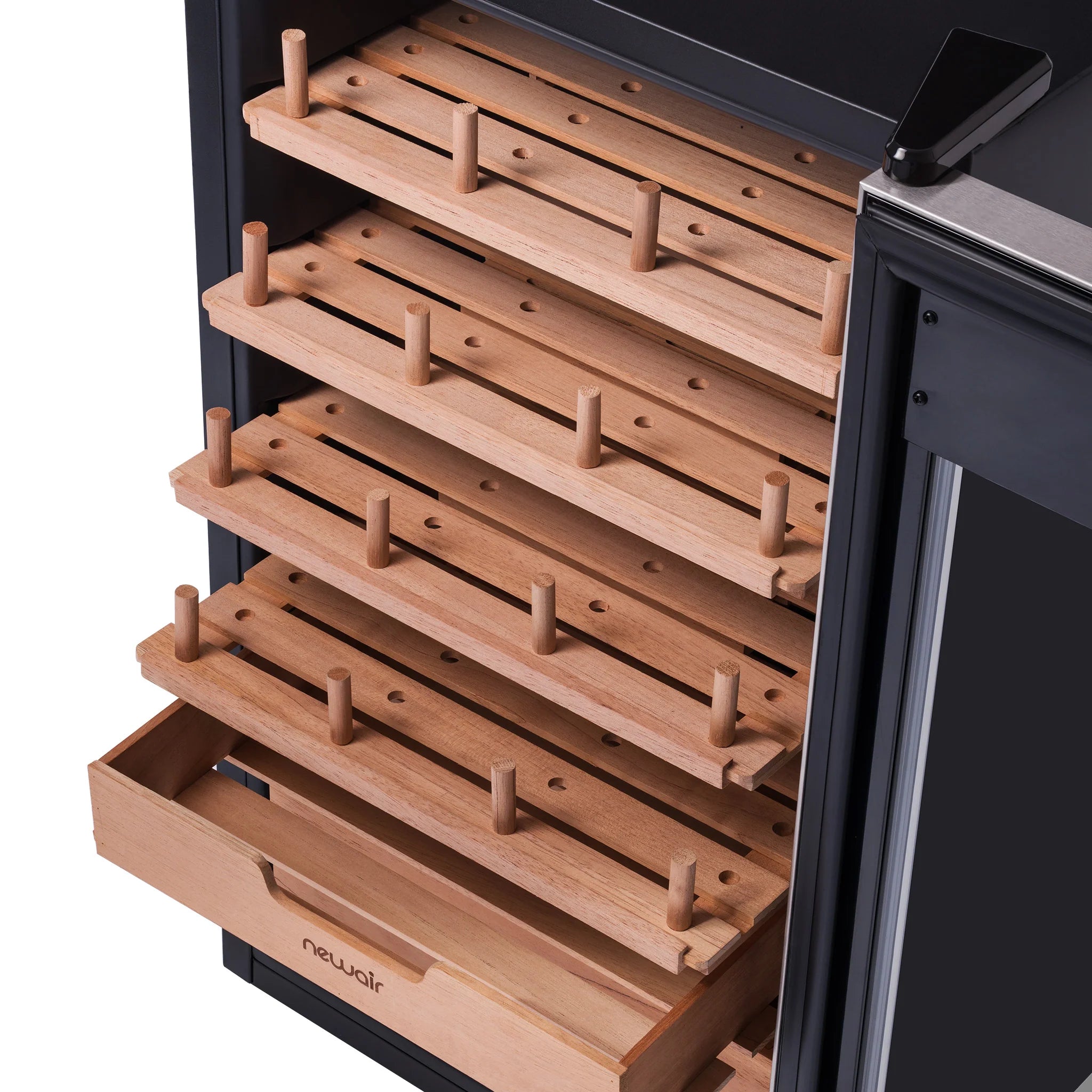 2025 Humidificador eléctrico para puros Newair® x Boveda – Capacidad para 500 puros
