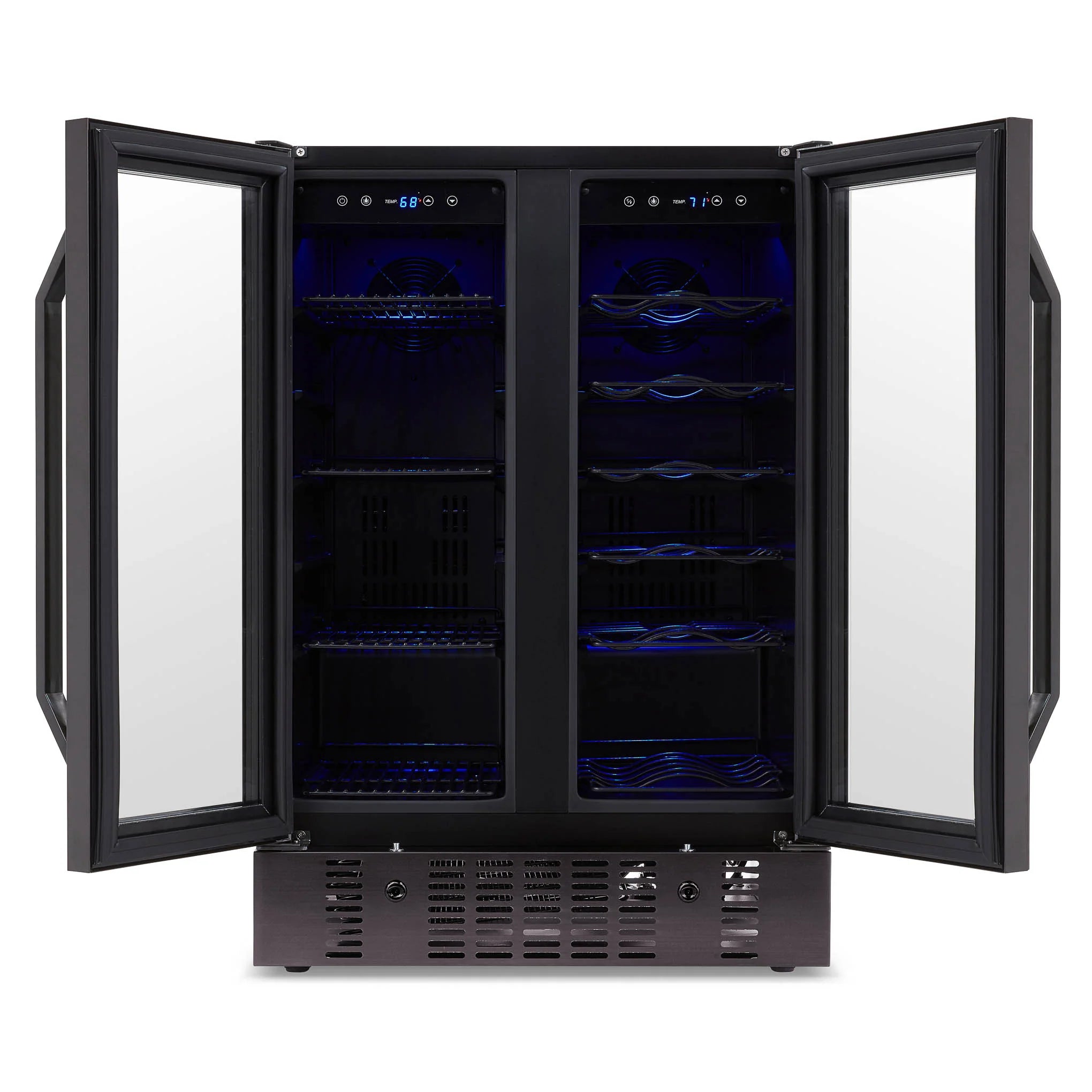 2025 Newair® Refrigerador Empotrable de Doble Zona – 60 Latas y 18 Botellas – 24"