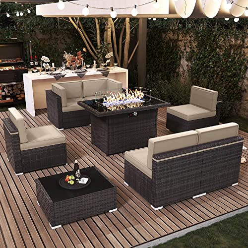 LayinSun Mobiliario de Exterior Seccional para Conversación