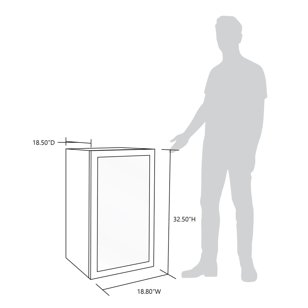 2025 Newair® Refrigerador de Bebidas Independiente Negro - 126 Latas - 18,8”