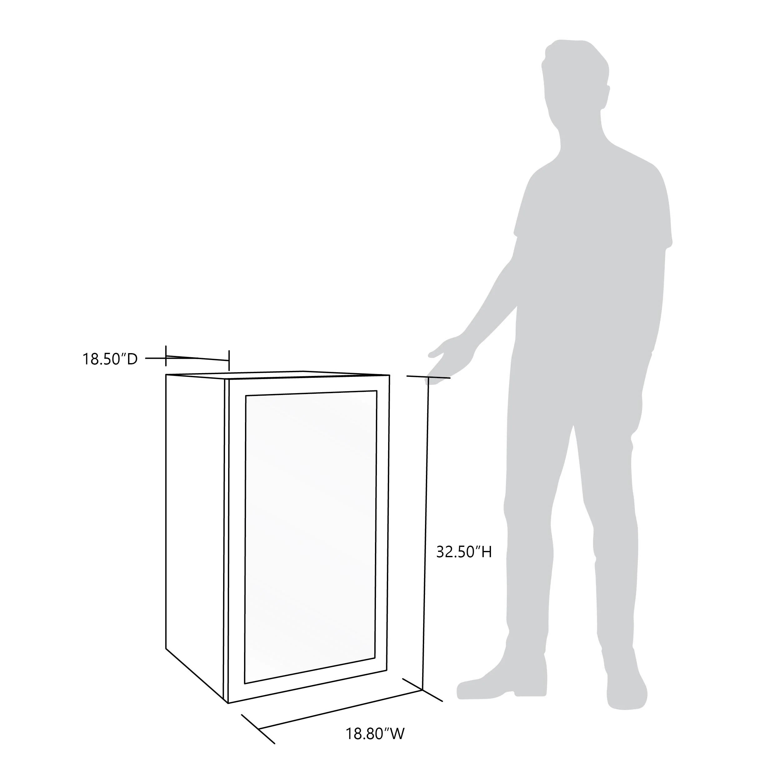 2025 Newair® Refrigerador de Bebidas Independiente Negro - 126 Latas - 18,8”