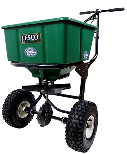 Lesco Esparcidor de Empuje de 50 lb