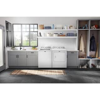 2025 Lavadora de carga superior Maytag de 4.8 pies³ con Extra Power Boost, blanca – Modelo MVW5430MW