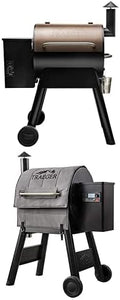 Parrilla y Ahumador Eléctrico de Pellet de Madera Traeger Pro 22, Bronce