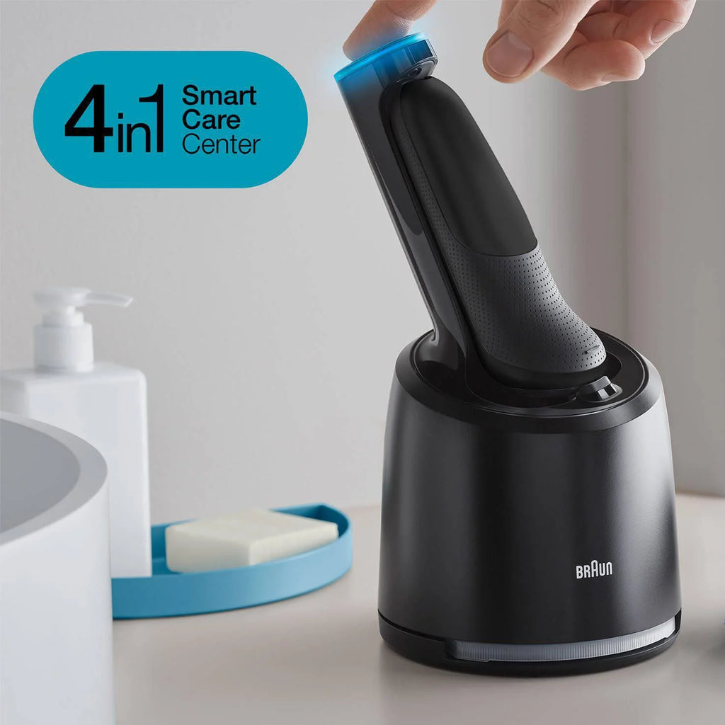 2025 Afeitadora para hombre Braun Series 7 70-N7200cc Afeitado en seco y húmedo con SmartCare Center – Negra