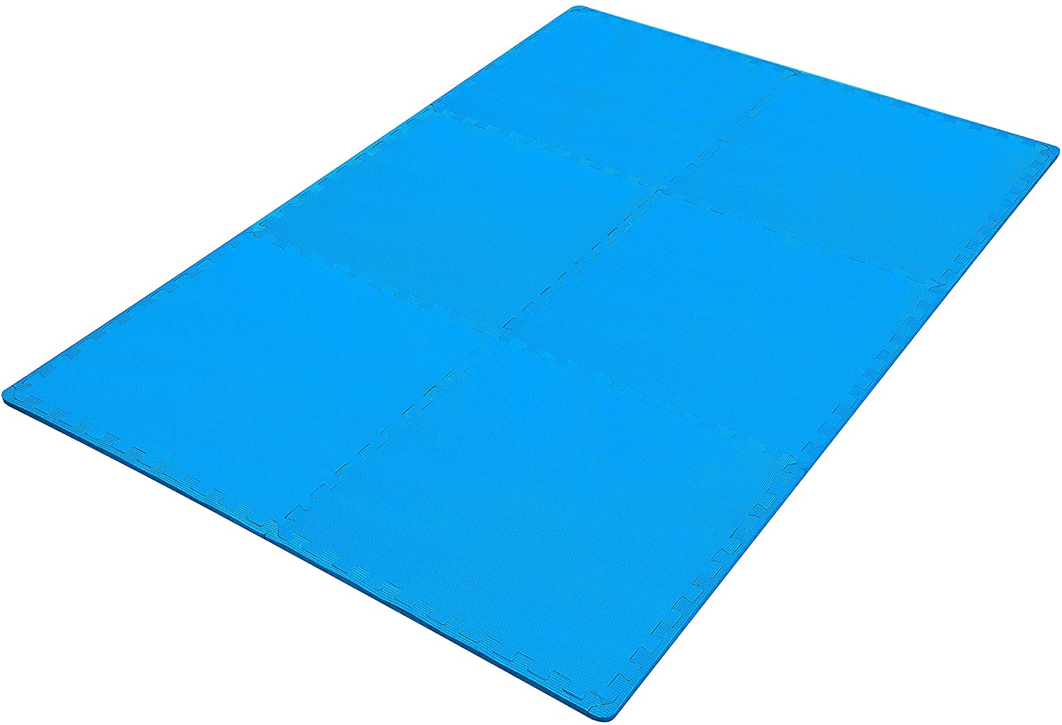 Tapete de ejercicio tipo rompecabezas BalanceFrom con losetas entrelazadas de espuma EVA