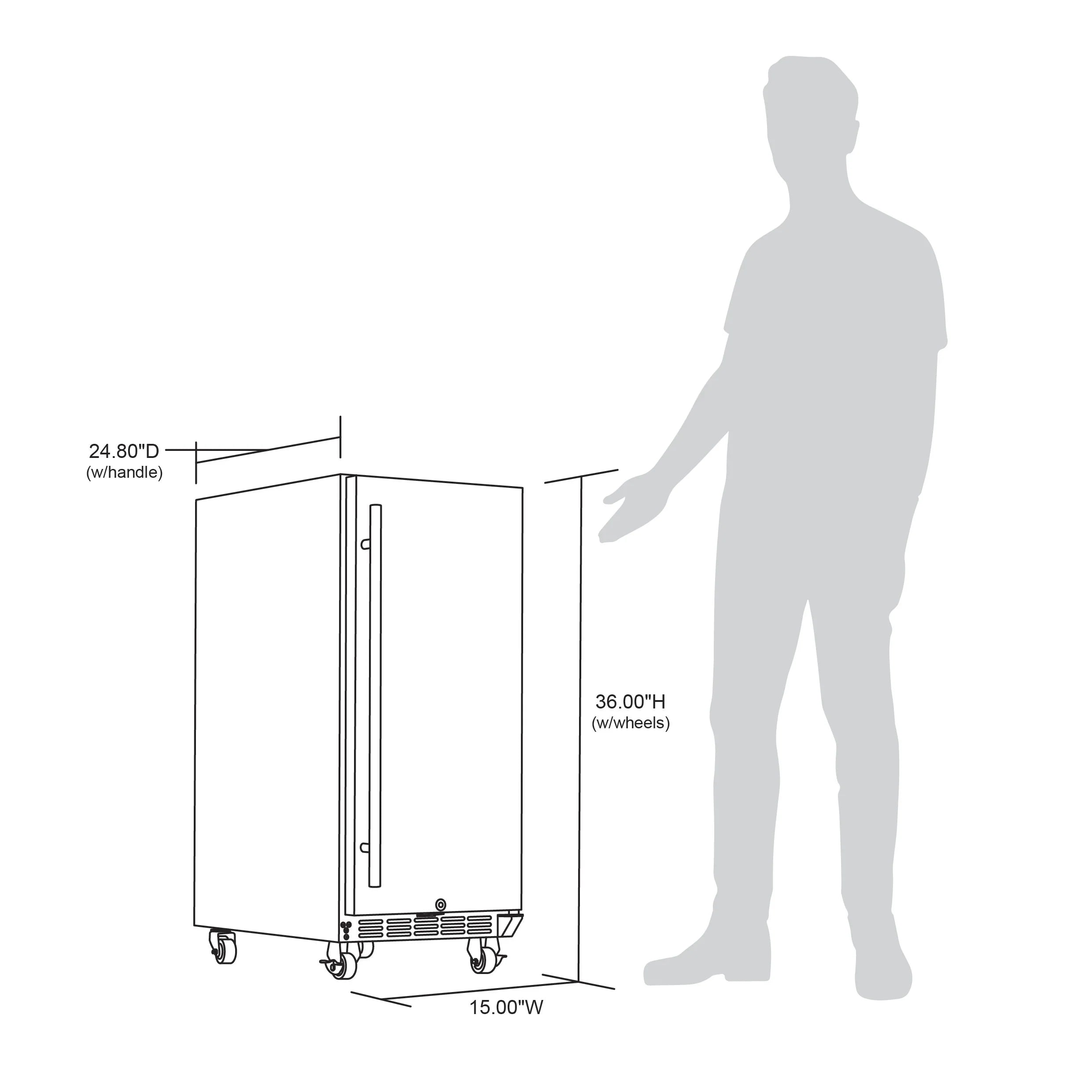 2025 Newair® Refrigerador Empotrable para Exteriores – 90 Latas – 15 Pulgadas