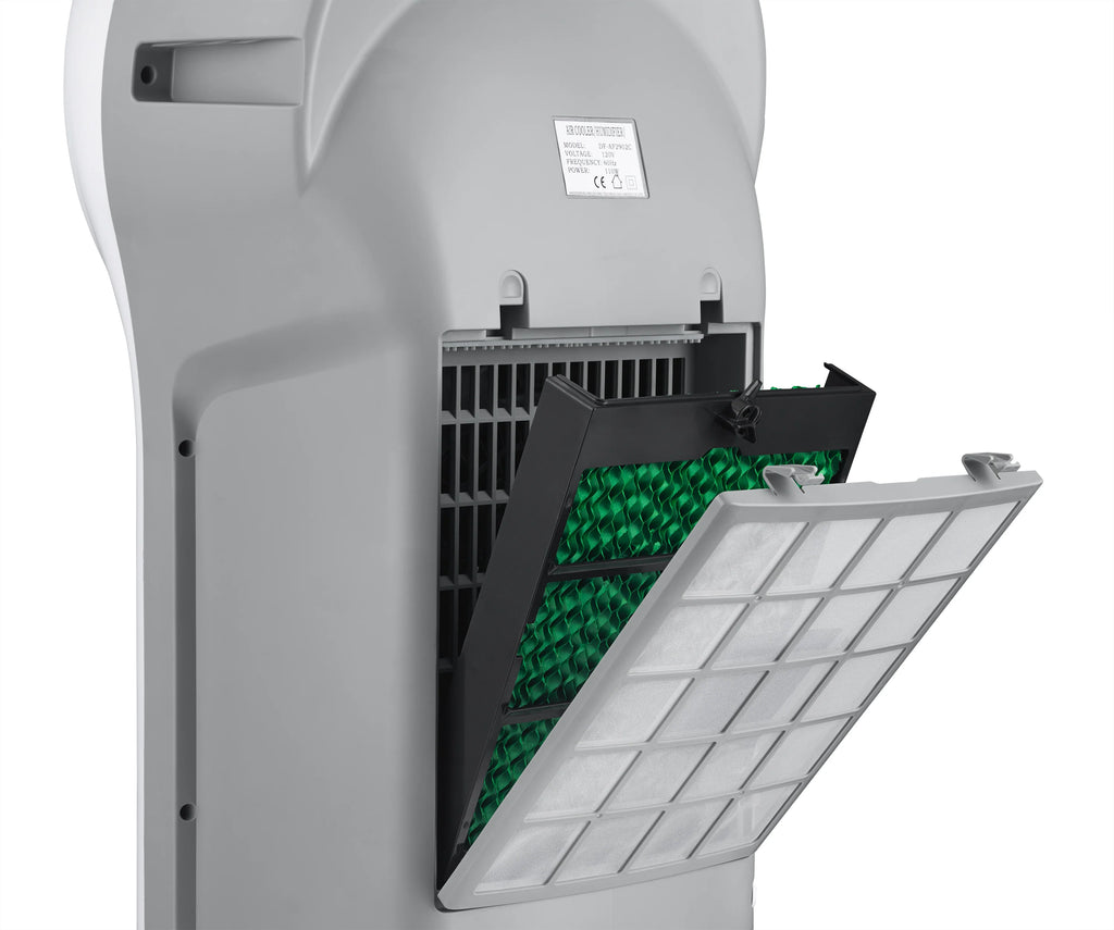 2025 Newair® Enfriador de Aire Evaporativo y Ventilador Portátil 470 CFM – Blanco