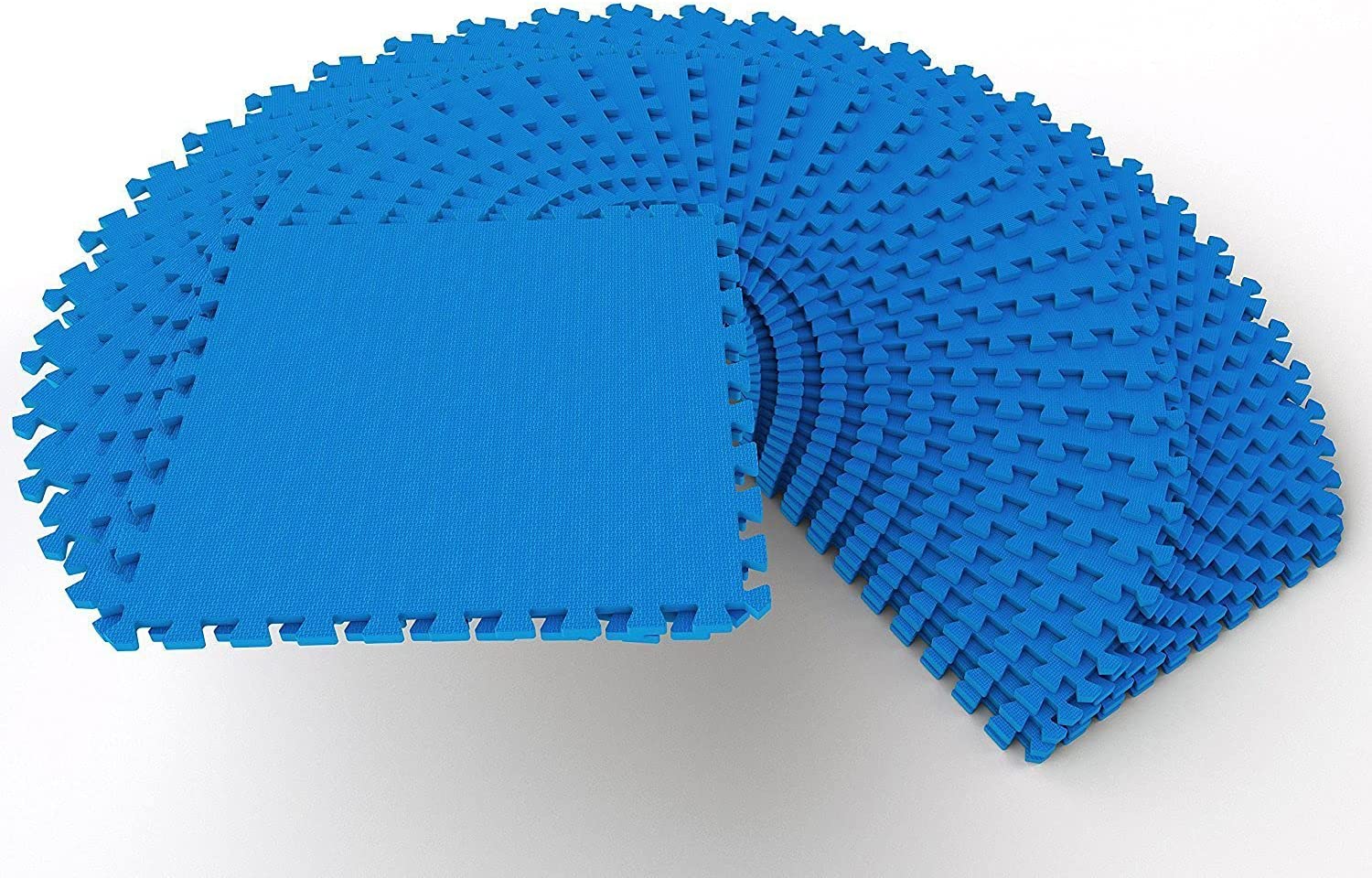 Tapete de ejercicio tipo rompecabezas BalanceFrom con losetas entrelazadas de espuma EVA