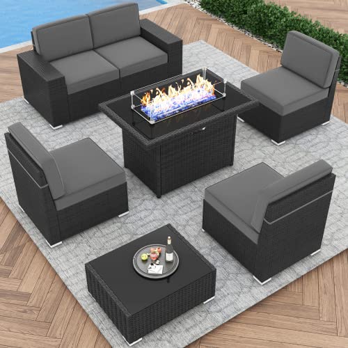 LayinSun Mobiliario de Exterior Seccional para Conversación