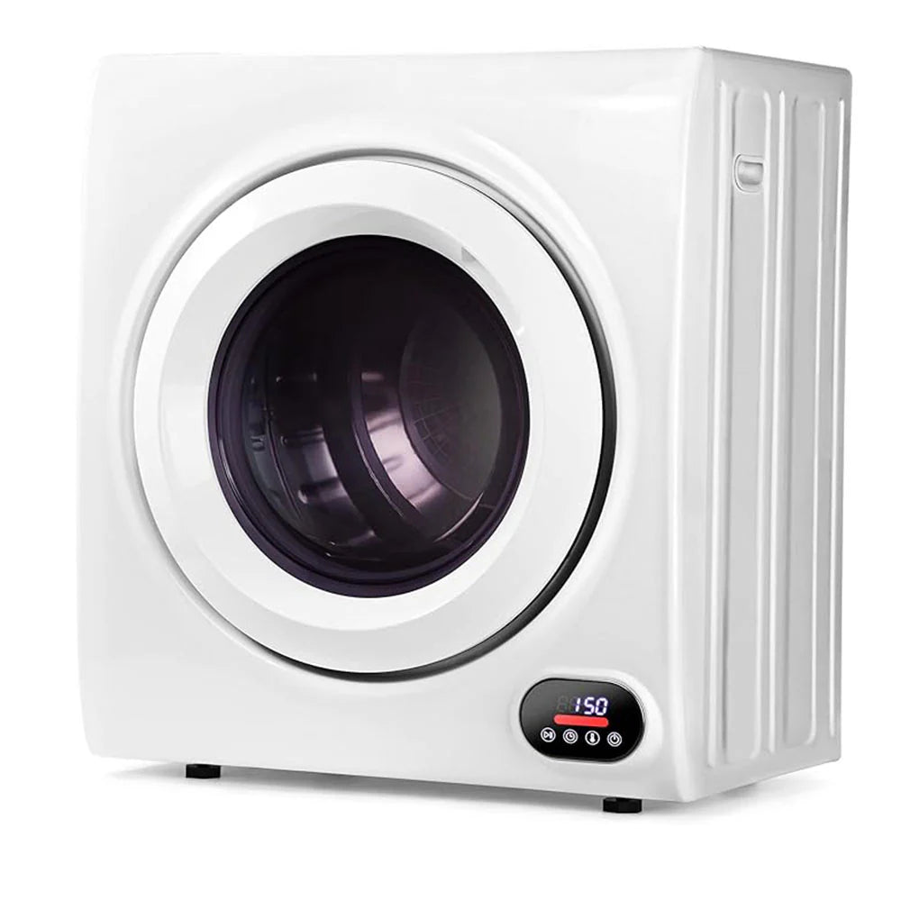 2025 Secadora portátil EUHOMY de 1400 W con panel de control LCD y cuatro funciones – Blanca