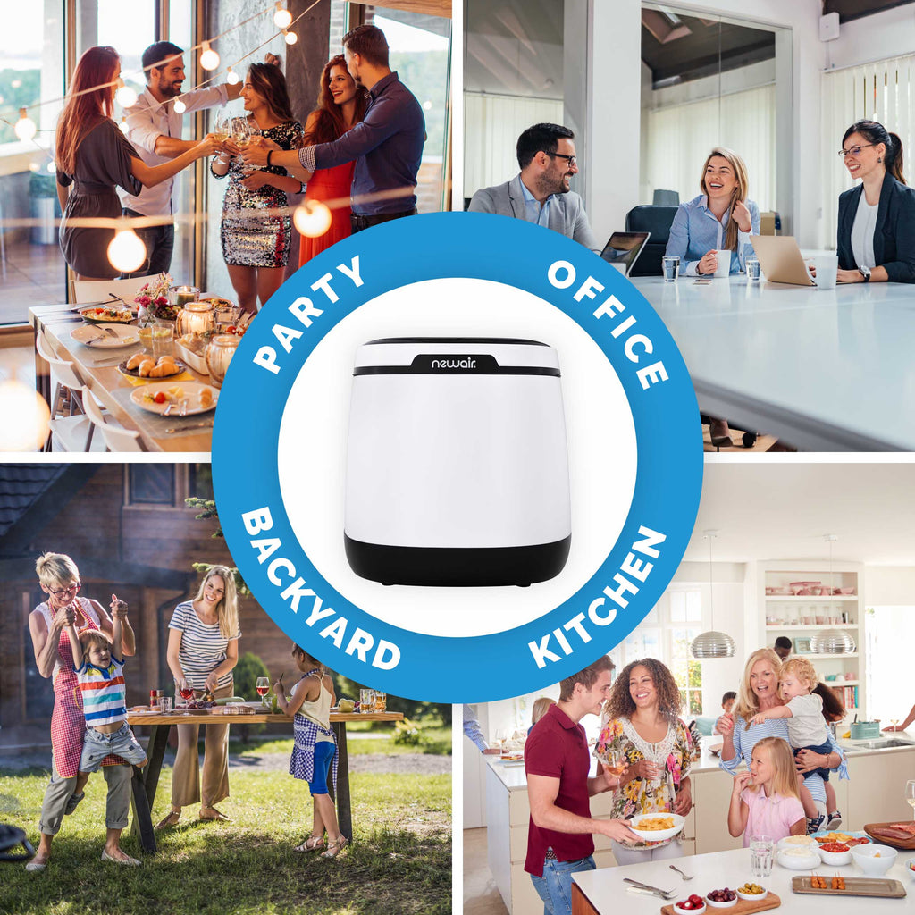 2025 Máquina de Hielo de Encimera Newair® – Cubos de Hielo en Forma de Bala, Blanco