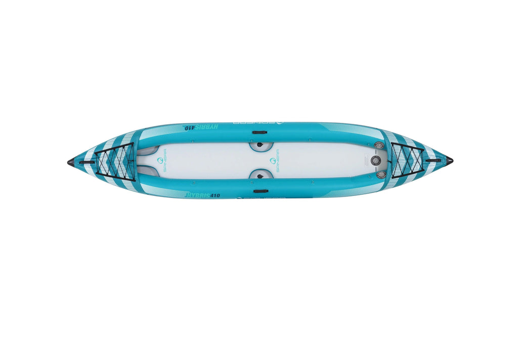 2025 Hybris 410 Kayak hinchable para 2 personas con suelo Drop-Stitch y paredes de PVC