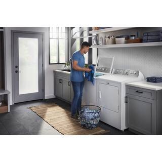 2025 Lavadora de carga superior Maytag de 4.8 pies³ con Extra Power Boost, blanca – Modelo MVW5430MW