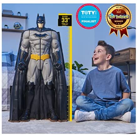 Batman, Bat-Tech Batcueva – Set de Juego Gigante Transformable con Figura Exclusiva de Batman de 4” y Accesorios
