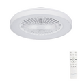 Ventilador de Techo Blanco activeallbrite, Motor DC 20W, Velocidad del Viento Ajustable con Control Remoto, Adecuado para Dormitorio y Habitación Infantil