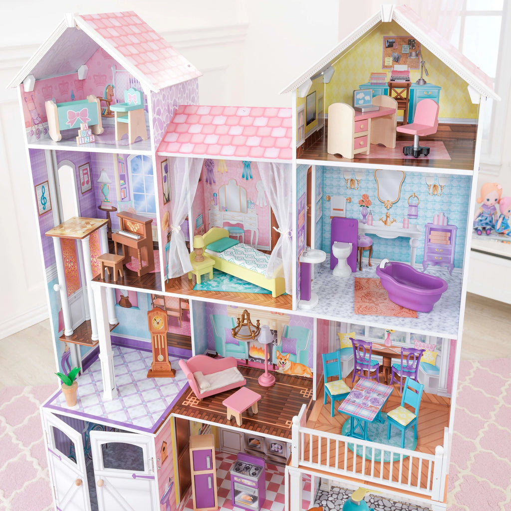 Casa de Muñecas KidKraft Country Estate de Madera con 31 Accesorios