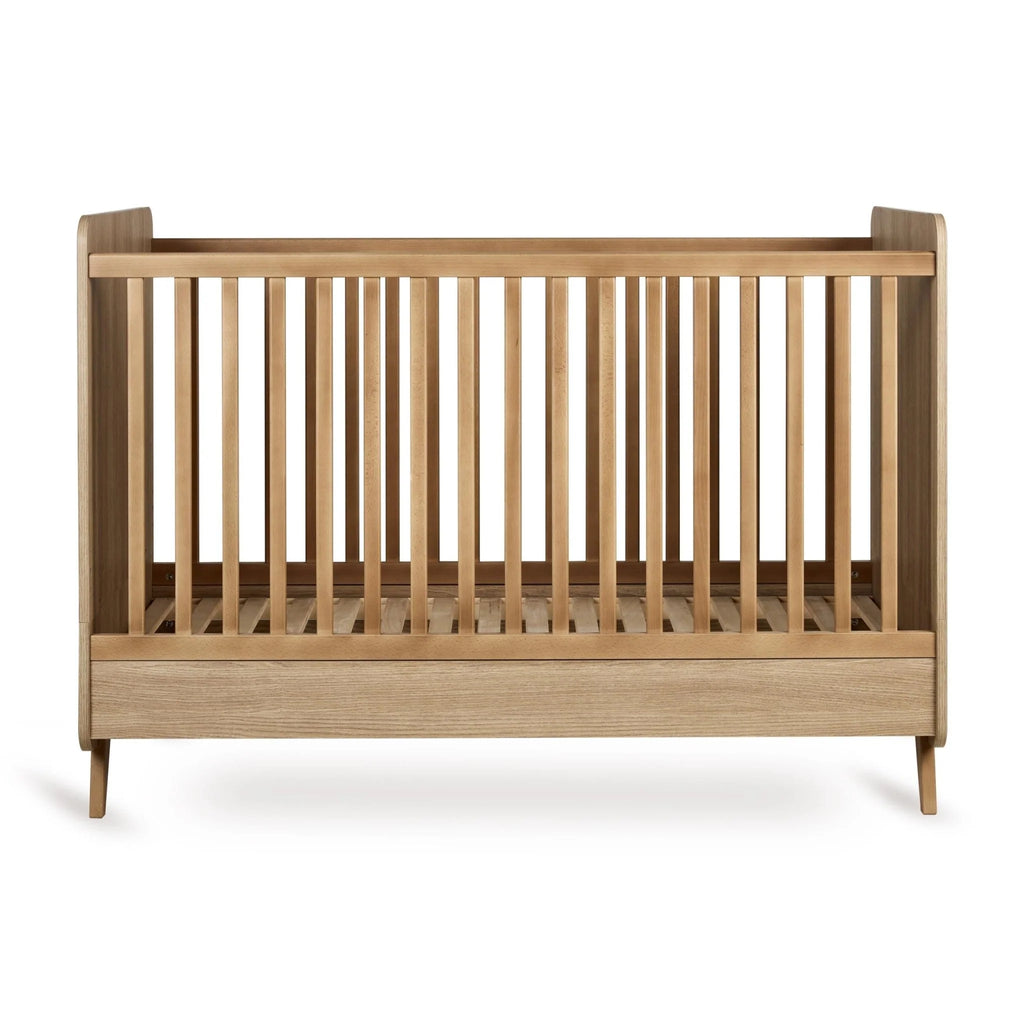2025 Cuna Loft – Honey Ash 140x70 cm (conversión posible a cama infantil 140x70 cm)