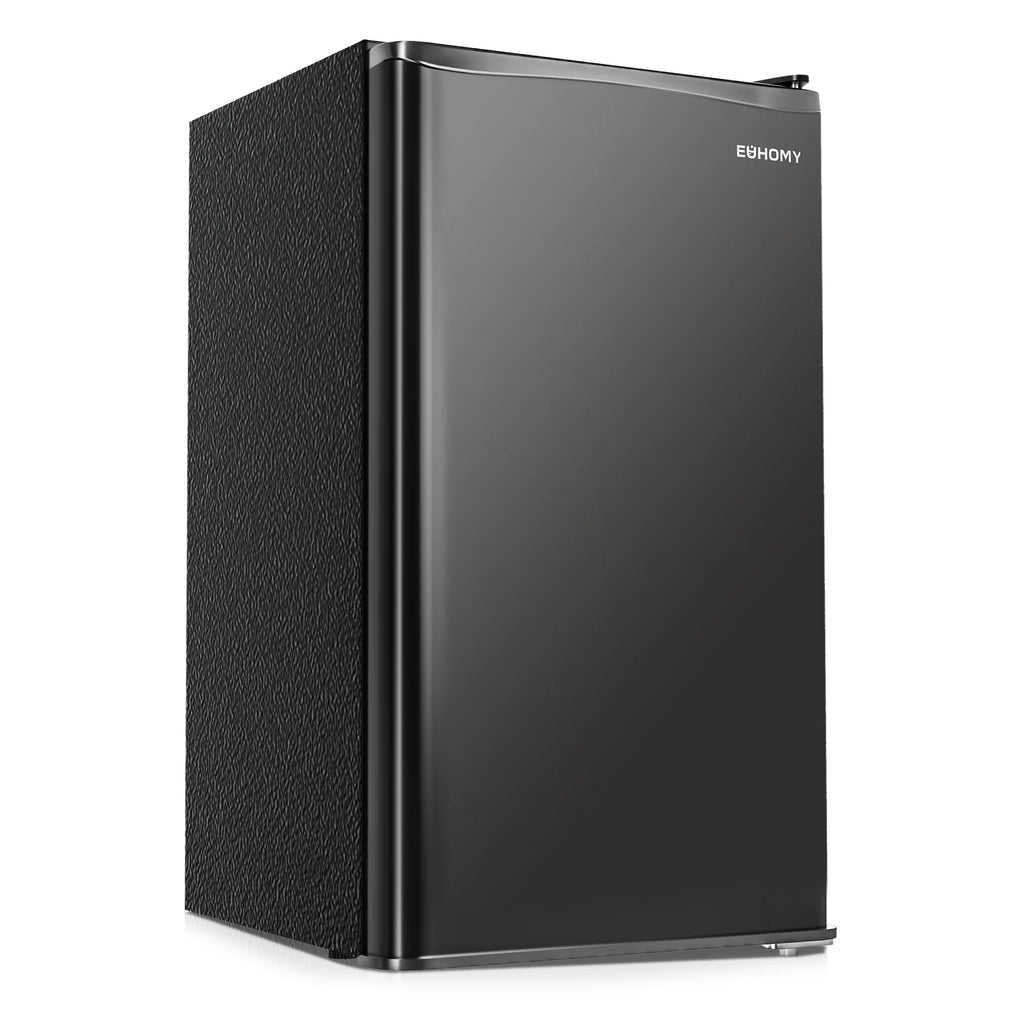 2025 Mini refrigerador EUHOMY con congelador compacto, puerta única