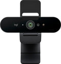 Logitech - Webcam 4K Pro 4096 x 2160 con Micrófono con Cancelación de Ruido - Negro